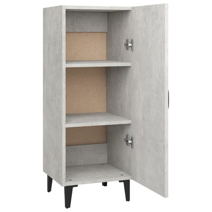 Sideboard Betongrau 34,5x34x90 cm Holzwerkstoff - Pazzar.ch