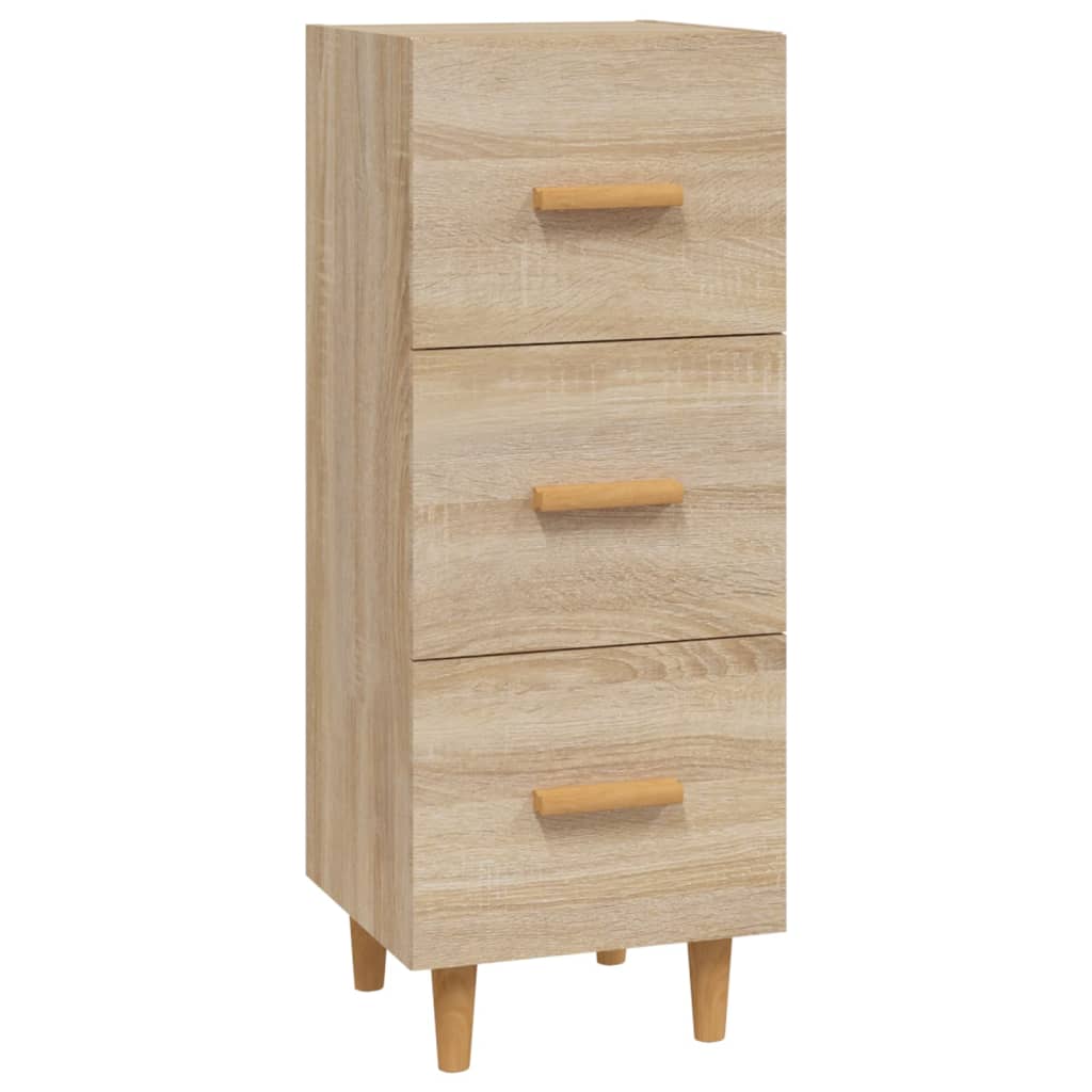 Sideboard Sonoma-Eiche 34,5x34x90 cm Holzwerkstoff - Pazzar.ch