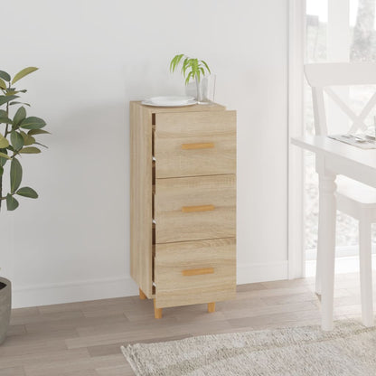 Sideboard Sonoma-Eiche 34,5x34x90 cm Holzwerkstoff - Pazzar.ch
