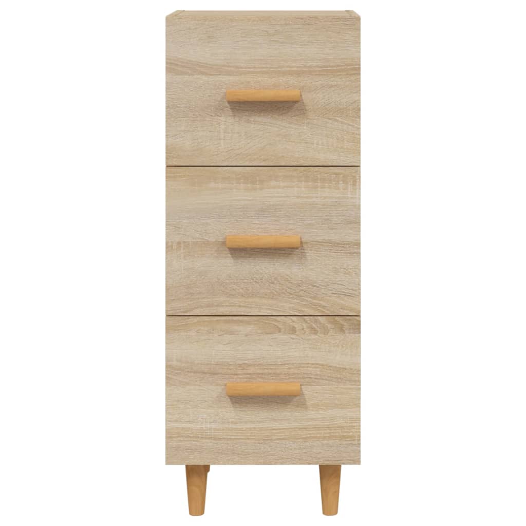 Sideboard Sonoma-Eiche 34,5x34x90 cm Holzwerkstoff - Pazzar.ch