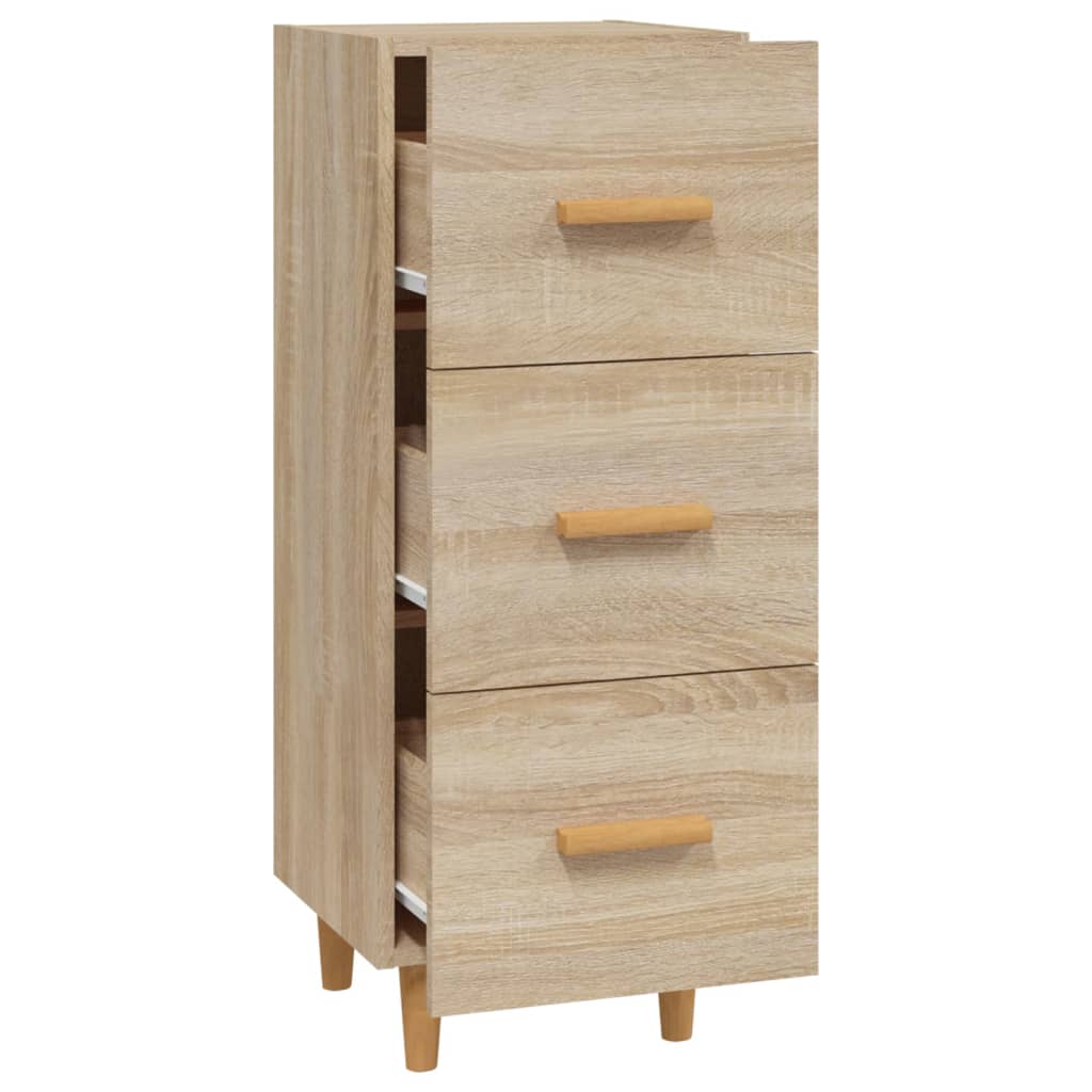 Sideboard Sonoma-Eiche 34,5x34x90 cm Holzwerkstoff - Pazzar.ch