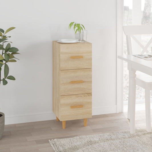 Sideboard Sonoma-Eiche 34,5x34x90 cm Holzwerkstoff - Pazzar.ch