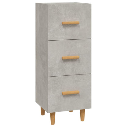 Sideboard Betongrau 34,5x34x90 cm Holzwerkstoff - Pazzar.ch