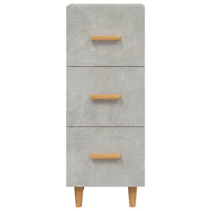 Sideboard Betongrau 34,5x34x90 cm Holzwerkstoff - Pazzar.ch