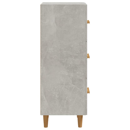Sideboard Betongrau 34,5x34x90 cm Holzwerkstoff - Pazzar.ch