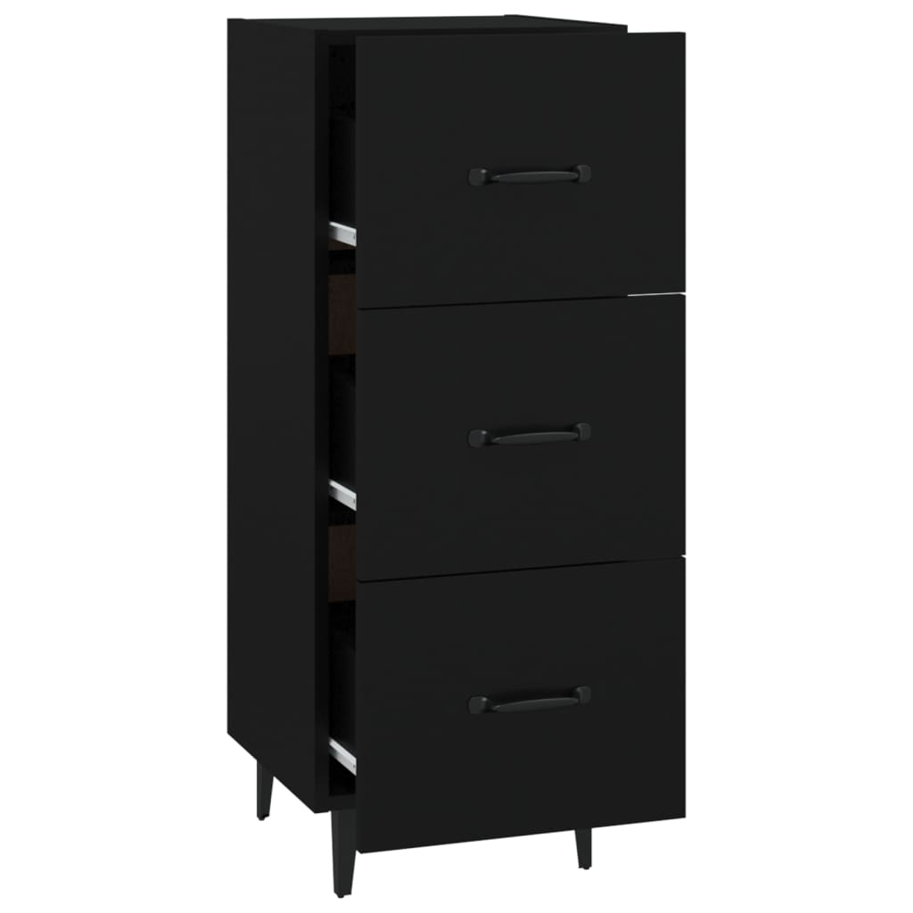 Sideboard Schwarz 34,5x34x90 cm Holzwerkstoff - Pazzar.ch