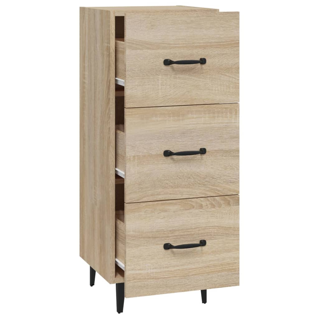 Sideboard Sonoma-Eiche 34,5x34x90 cm Holzwerkstoff - Pazzar.ch