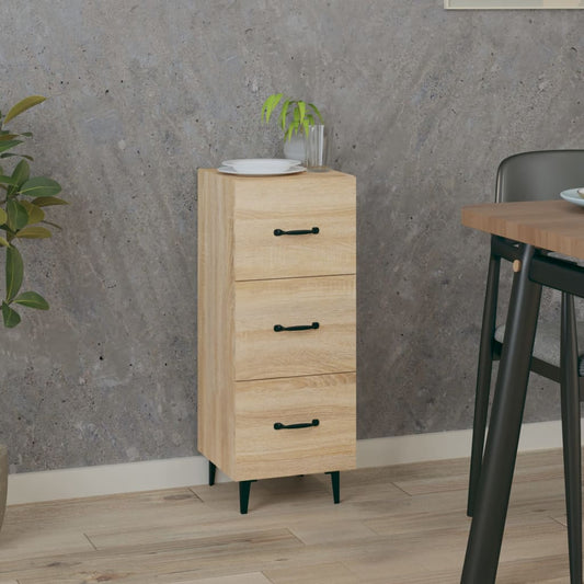 Sideboard Sonoma-Eiche 34,5x34x90 cm Holzwerkstoff - Pazzar.ch