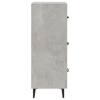 Sideboard Betongrau 34,5x34x90 cm Holzwerkstoff - Pazzar.ch