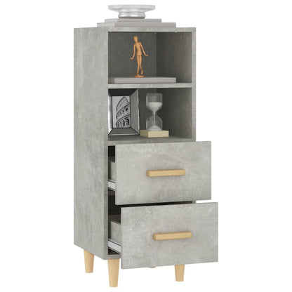 Sideboard Betongrau 34,5x34x90 cm Holzwerkstoff - Pazzar.ch