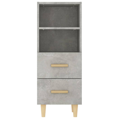 Sideboard Betongrau 34,5x34x90 cm Holzwerkstoff - Pazzar.ch