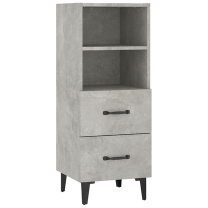 Sideboard Betongrau 34,5x34x90 cm Holzwerkstoff - Pazzar.ch