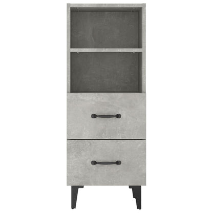 Sideboard Betongrau 34,5x34x90 cm Holzwerkstoff - Pazzar.ch
