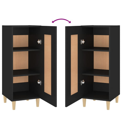 Sideboard Schwarz 34,5x34x90 cm Holzwerkstoff - Pazzar.ch