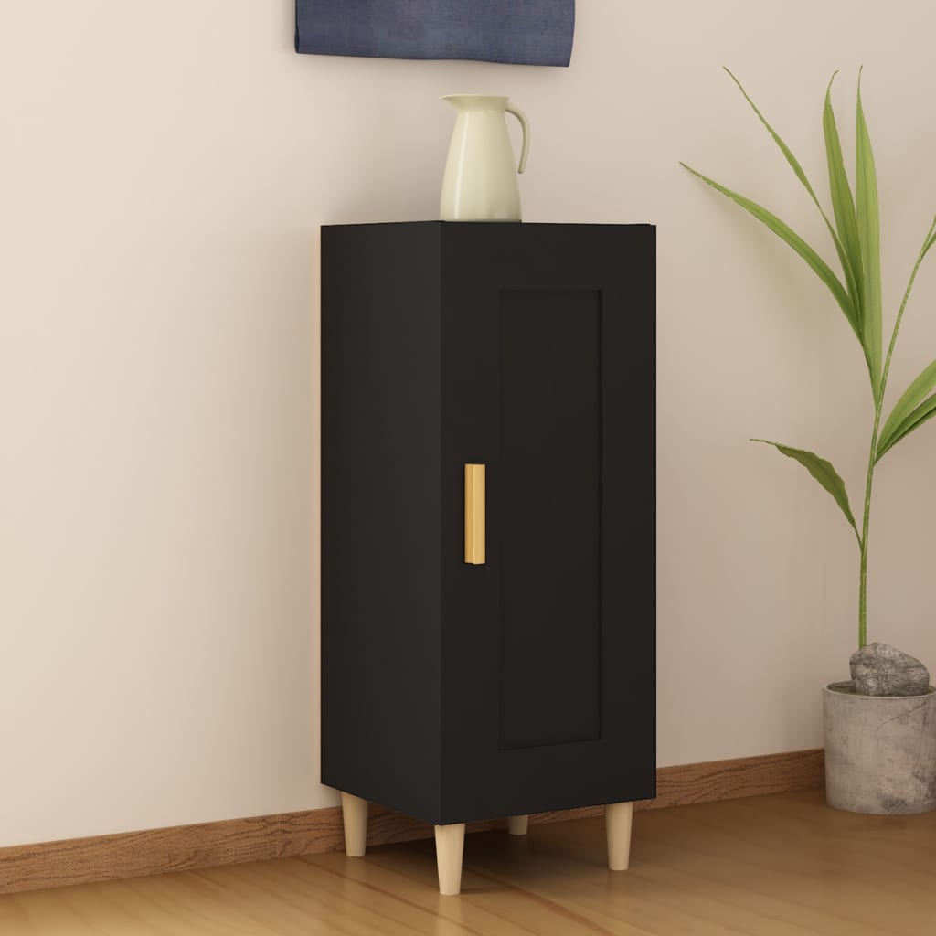 Sideboard Schwarz 34,5x34x90 cm Holzwerkstoff - Pazzar.ch