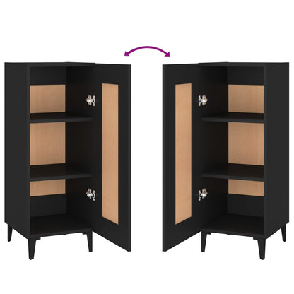 Sideboard Schwarz 34,5x34x90 cm Holzwerkstoff - Pazzar.ch