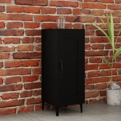 Sideboard Schwarz 34,5x34x90 cm Holzwerkstoff - Pazzar.ch