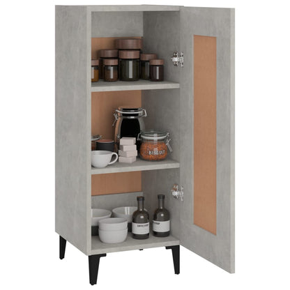 Sideboard Betongrau 34,5x34x90 cm Holzwerkstoff - Pazzar.ch