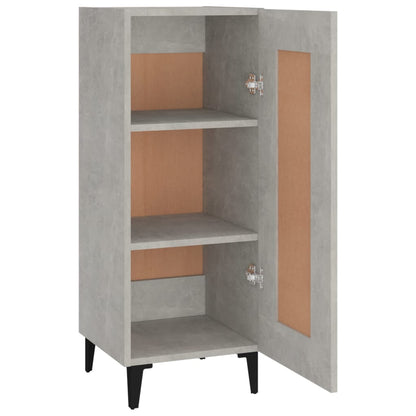 Sideboard Betongrau 34,5x34x90 cm Holzwerkstoff - Pazzar.ch