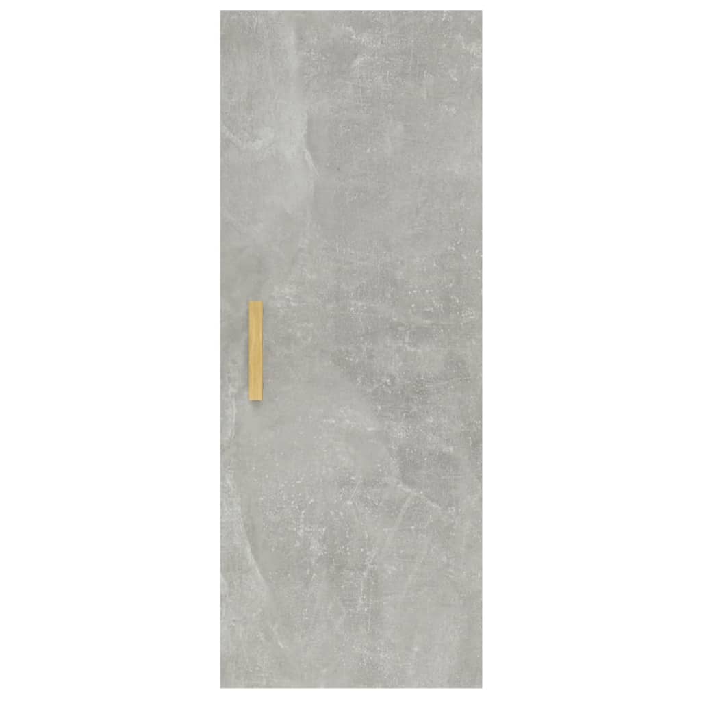 Wandschrank Betongrau 34,5x34x90 cm Holzwerkstoff - Pazzar.ch