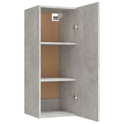 Wandschrank Betongrau 34,5x34x90 cm Holzwerkstoff - Pazzar.ch