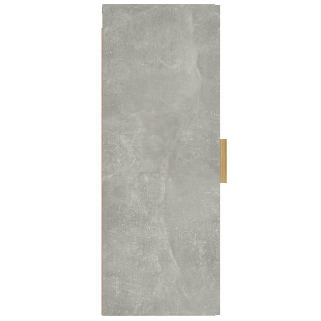 Wandschrank Betongrau 34,5x34x90 cm Holzwerkstoff - Pazzar.ch