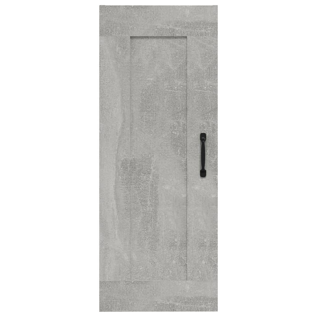 Hängeschrank Betongrau 35x34x90 cm Holzwerkstoff - Pazzar.ch