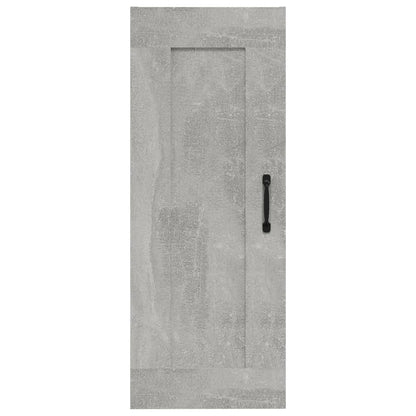 Hängeschrank Betongrau 35x34x90 cm Holzwerkstoff - Pazzar.ch