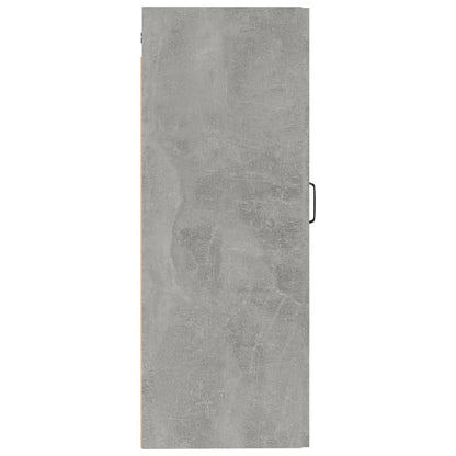 Hängeschrank Betongrau 35x34x90 cm Holzwerkstoff - Pazzar.ch