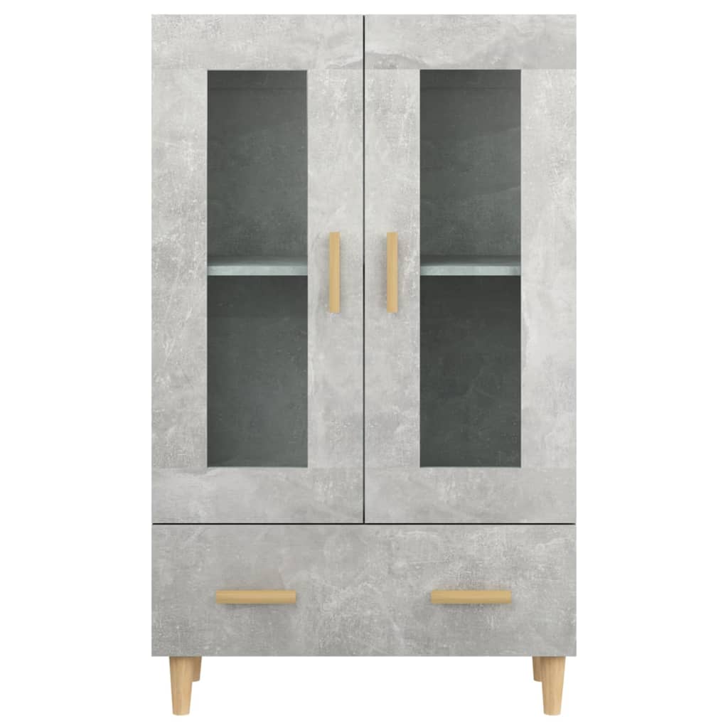 Highboard Betongrau 70x31x115 cm Holzwerkstoff - Pazzar.ch
