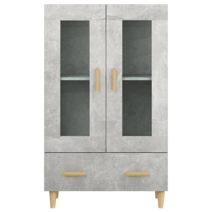 Highboard Betongrau 70x31x115 cm Holzwerkstoff - Pazzar.ch