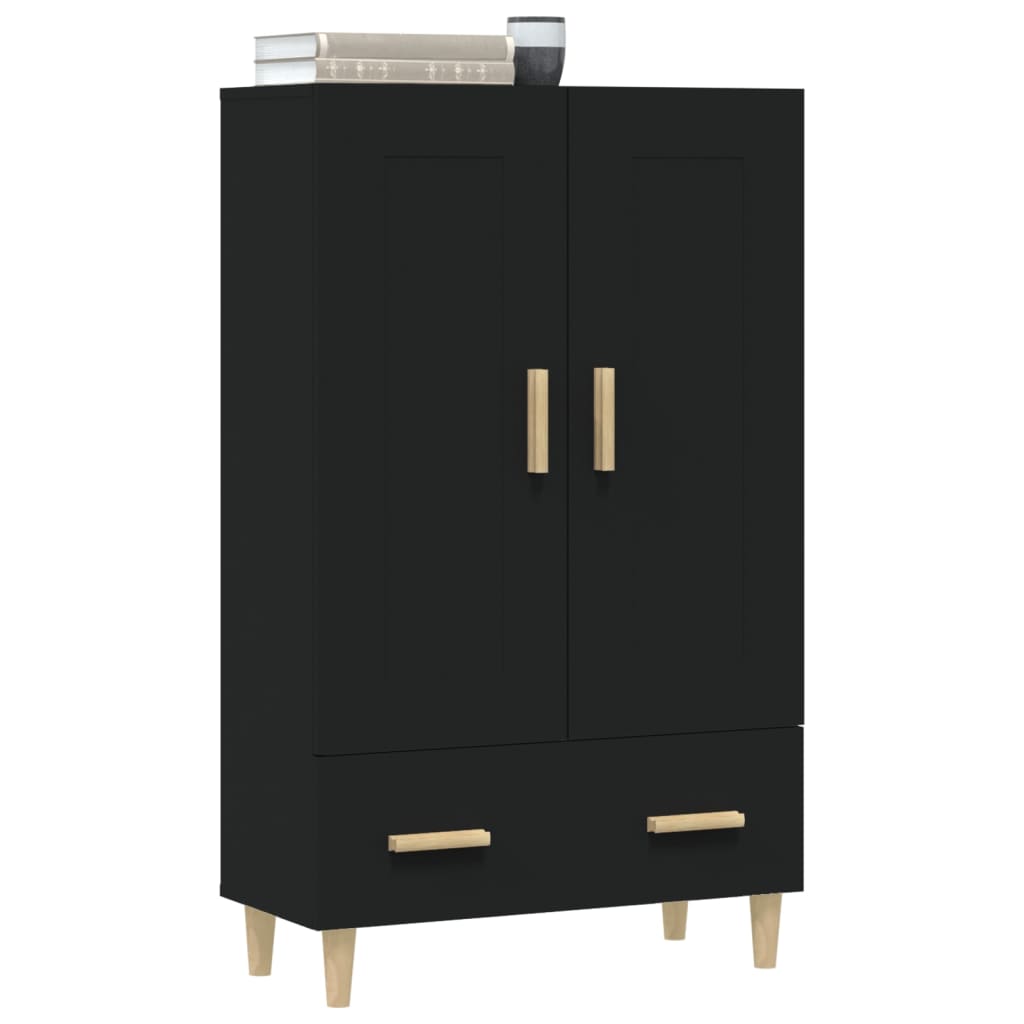 Highboard Schwarz 70x31x115 cm Holzwerkstoff - Pazzar.ch