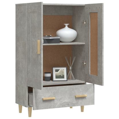 Highboard Betongrau 70x31x115 cm Holzwerkstoff - Pazzar.ch