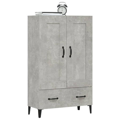 Highboard Betongrau 70x31x115 cm Holzwerkstoff - Pazzar.ch