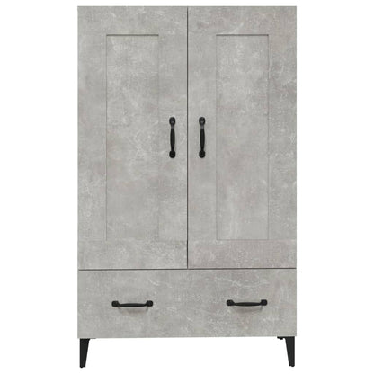 Highboard Betongrau 70x31x115 cm Holzwerkstoff - Pazzar.ch
