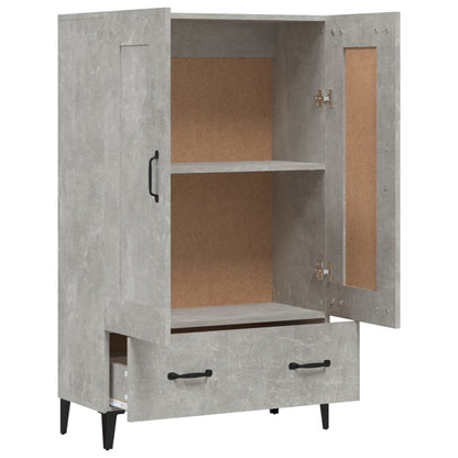 Highboard Betongrau 70x31x115 cm Holzwerkstoff - Pazzar.ch