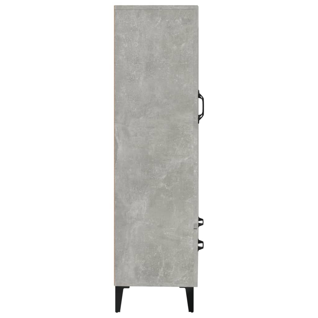 Highboard Betongrau 70x31x115 cm Holzwerkstoff - Pazzar.ch