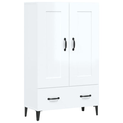 Highboard Hochglanz-Weiß 70x31x115 cm Holzwerkstoff - Pazzar.ch
