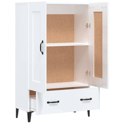 Highboard Hochglanz-Weiß 70x31x115 cm Holzwerkstoff - Pazzar.ch