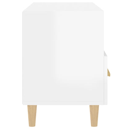 TV-Schrank Hochglanz-Weiß 80x36x50 cm Holzwerkstoff - Pazzar.ch