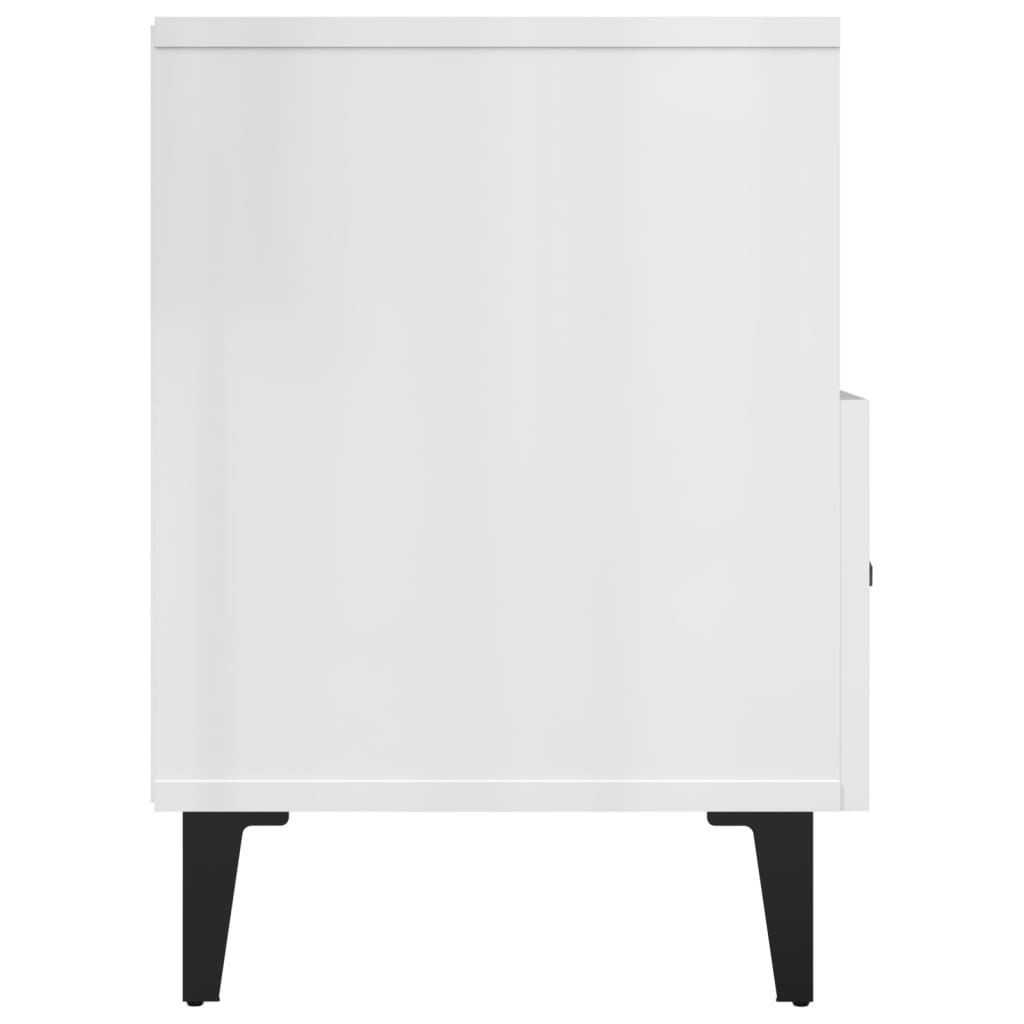 TV-Schrank Hochglanz-Weiß 80x36x50 cm Holzwerkstoff - Pazzar.ch