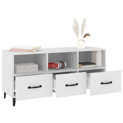 TV-Schrank Weiß 102x35x50 cm Holzwerkstoff - Pazzar.ch