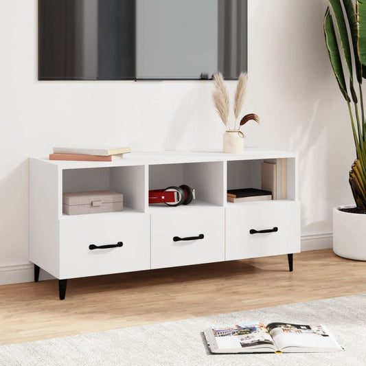 TV-Schrank Weiß 102x35x50 cm Holzwerkstoff - Pazzar.ch