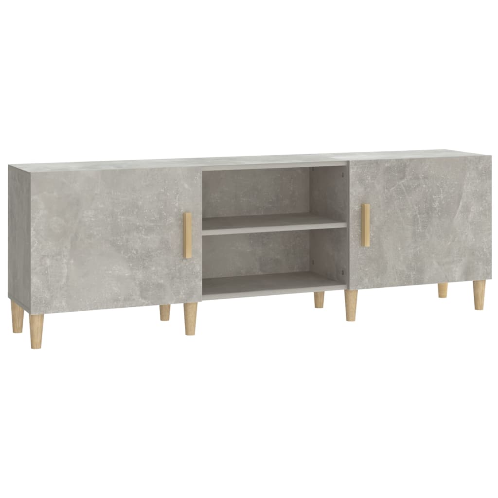 TV-Schrank Betongrau 150x30x50 cm Holzwerkstoff - Pazzar.ch