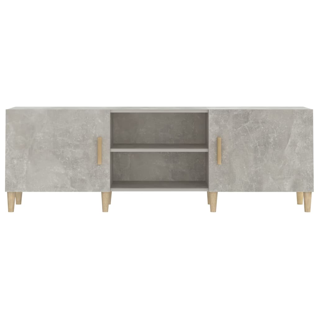TV-Schrank Betongrau 150x30x50 cm Holzwerkstoff - Pazzar.ch