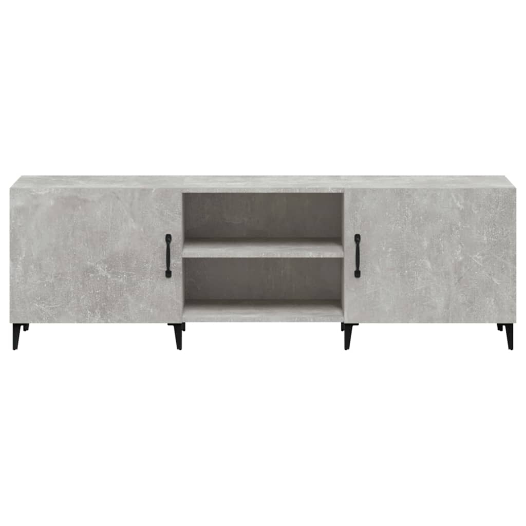 TV-Schrank Betongrau 150x30x50 cm Holzwerkstoff - Pazzar.ch