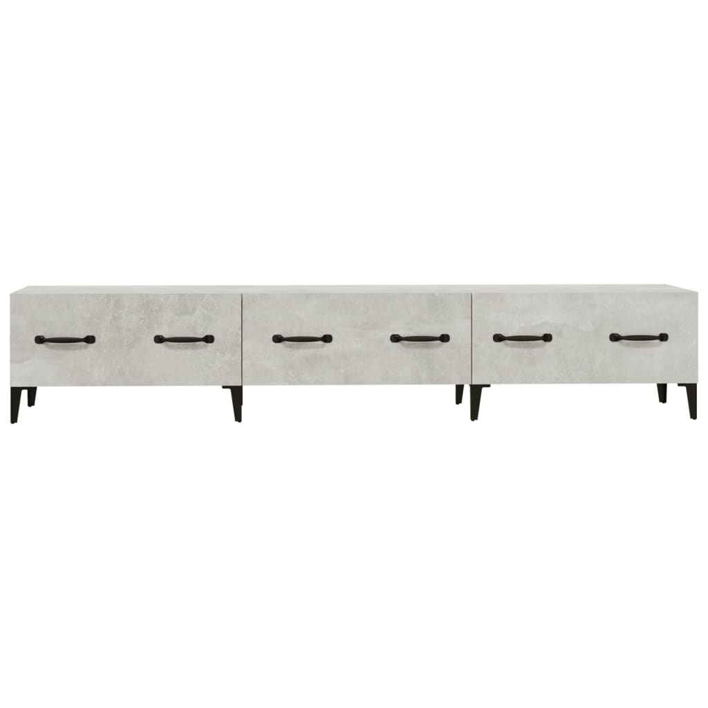 TV-Schrank Betongrau 150x34,5x30 cm Holzwerkstoff - Pazzar.ch