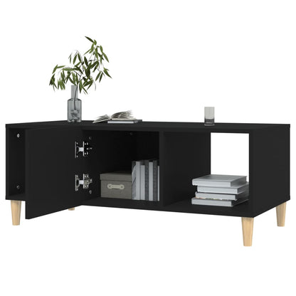 Couchtisch Schwarz 102x50x40 cm Holzwerkstoff - Pazzar.ch