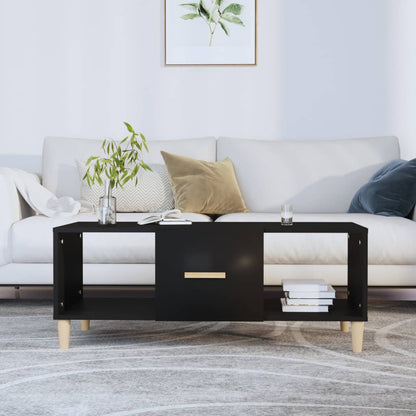 Couchtisch Schwarz 102x50x40 cm Holzwerkstoff - Pazzar.ch