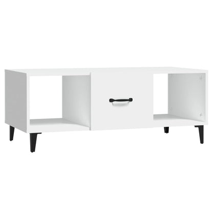 Couchtisch Weiß 102x50x40 cm Holzwerkstoff - Pazzar.ch